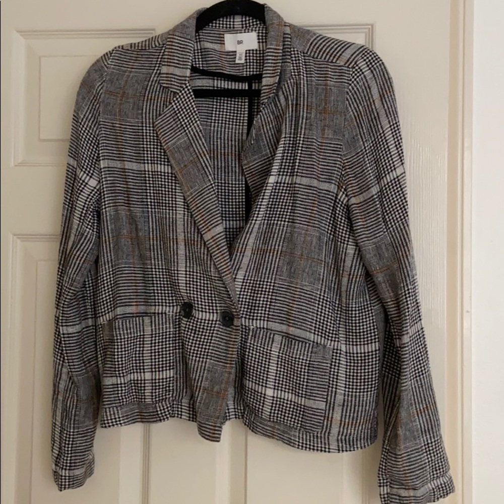 Plaid Nordstrom blazer
